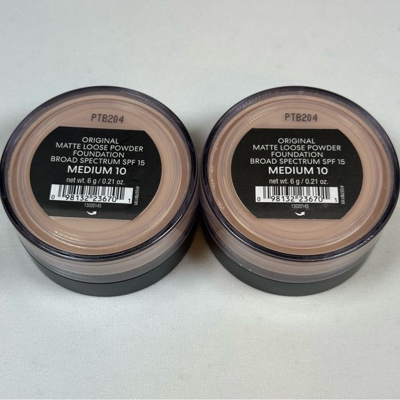BRAND NEW - 2 - Unopened bareMinerals Matte Powdered Foundation Medium 10 - Picture 4 of 4